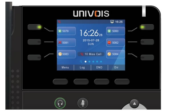 univois u3s display dettaglio tasti univois U3s display